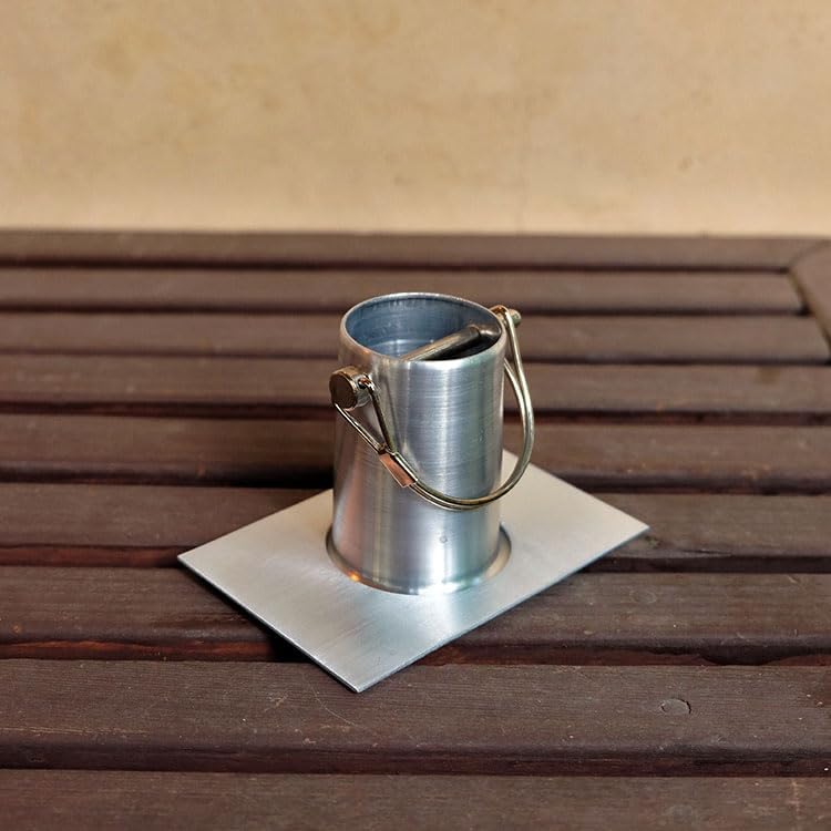 Nutshell Stores Steel Cups Rain Chain - Stainless Steel - 8 Feet