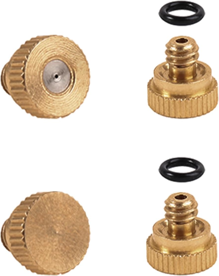 100Pc Brass Misting Nozzles O Ring Outdoor Cooling System 100pc Misting Nozzle O Ring for Outdoor Cooling System