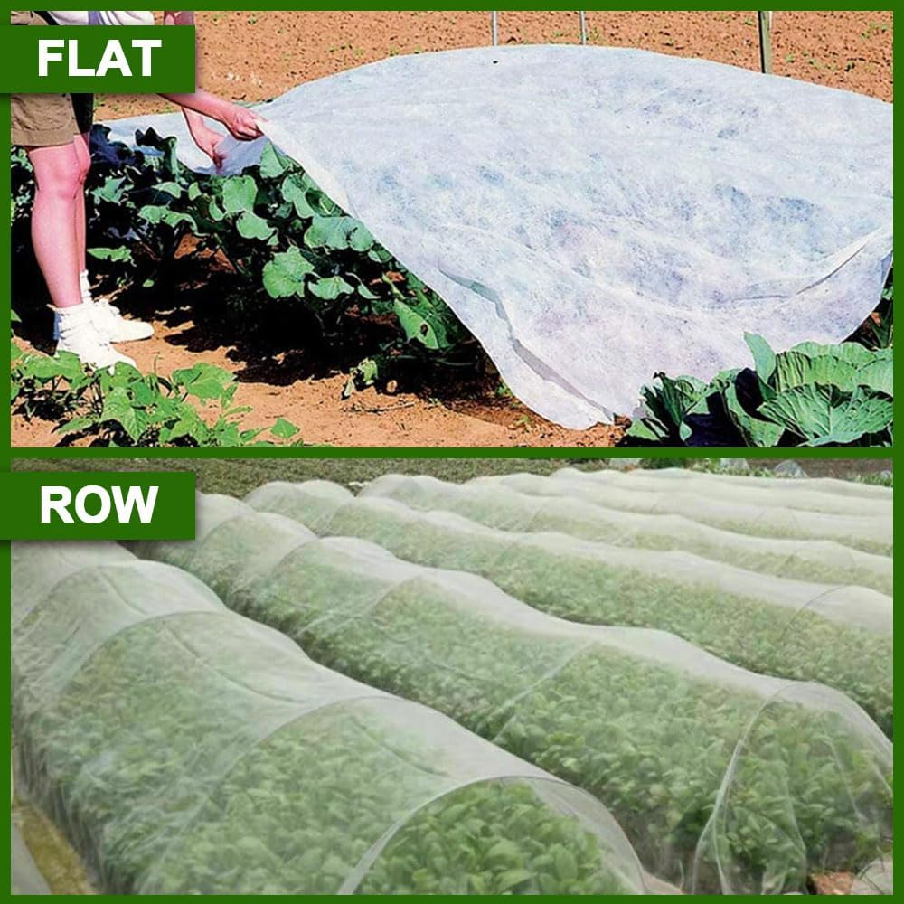 Plant Covers Freeze Protection 10 ft x 30 ft - Frost Blankets for Outdoor Plants, Durable Garden Cloth for Winter Frost & Sun Protection