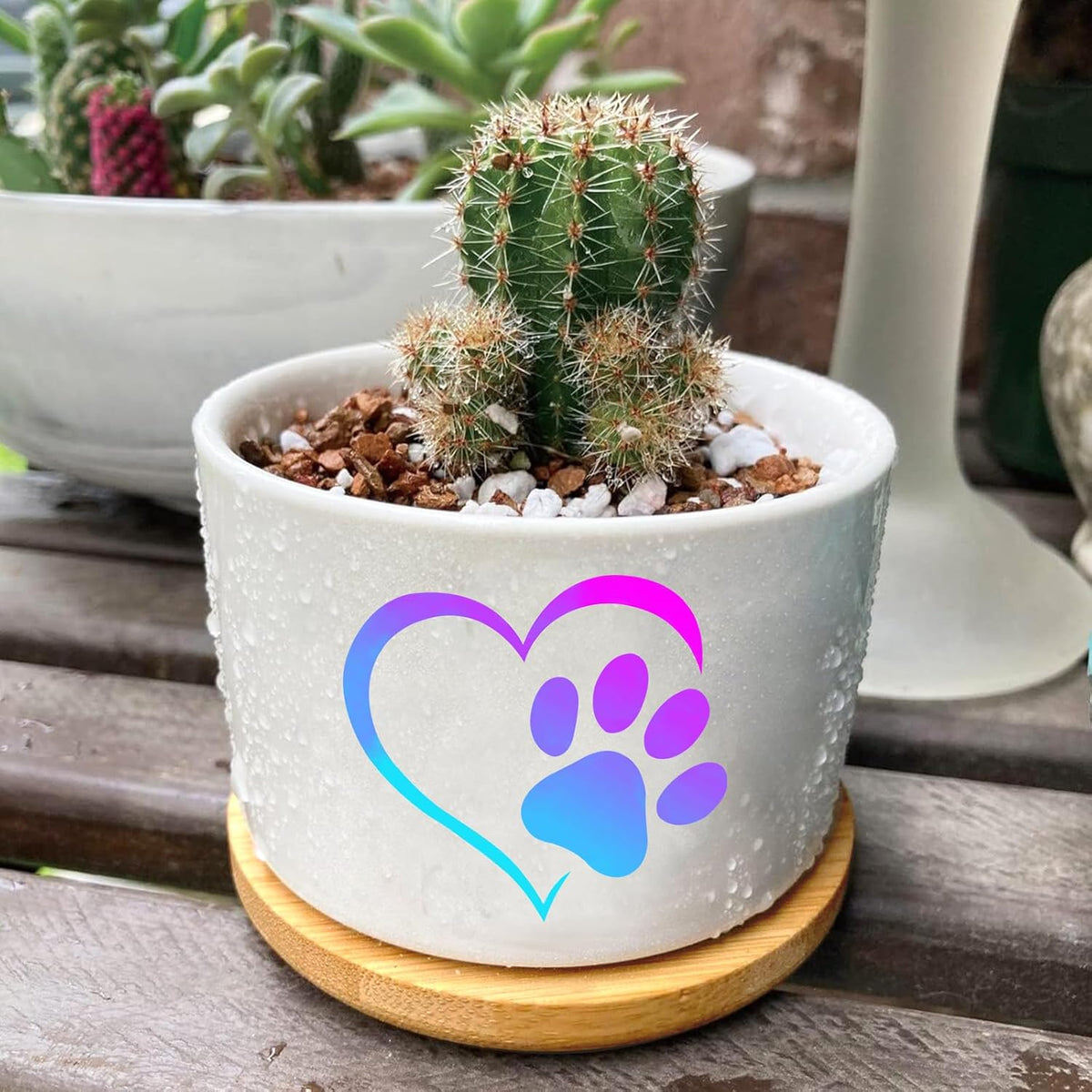 Love Dog Claw Planter Pots,Dog Loves Gifts for Women/Men/Housewarming/Wedding/Festival Birthday Gifts Planter Pots,Outdoors/Indoors,Window Decor,Garden Decor,Yard Decor,Home Decor,Office