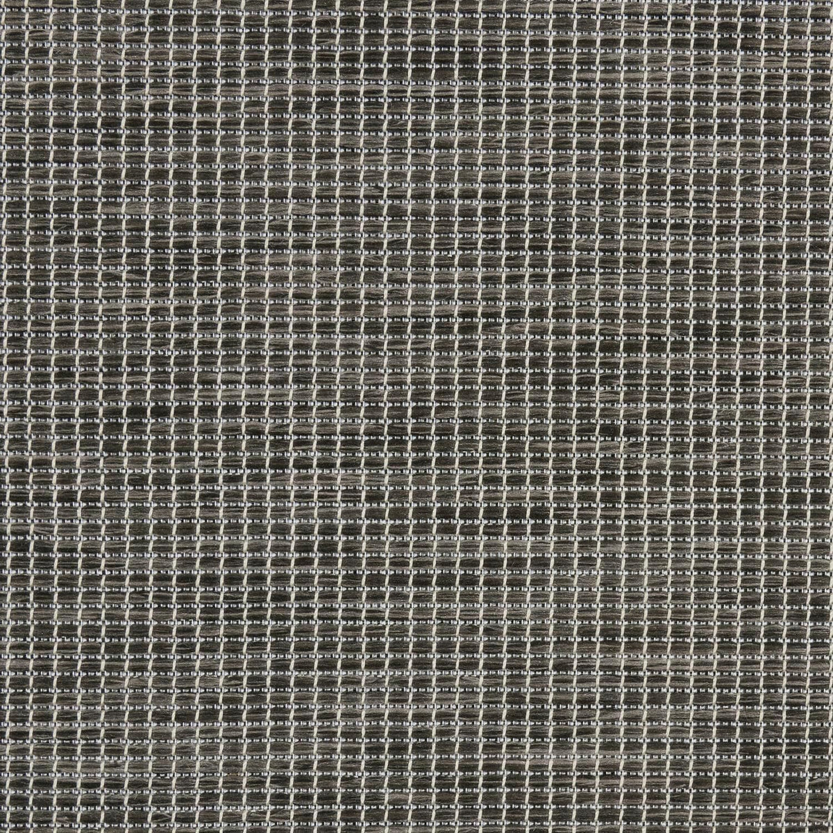 Nourison Positano Indoor/Outdoor Charcoal 6' x Round Area Rug, Easy Cleaning, Non Shedding, Bed Room, Living Room, Dining Room, Backyard, Deck, Patio (6 Round)