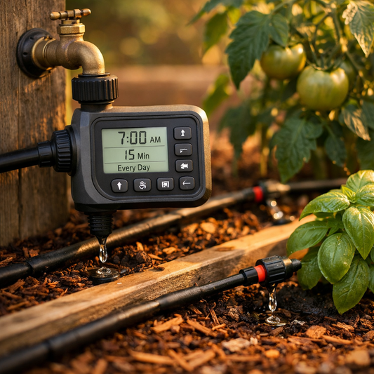 Drip Irrigation + Timer Setup: The U.S. Backyard Watering System That Saves Time (and Water)