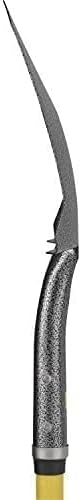 SHFD3 40" Yellow Garden Spade Shovel - Gardening Shovel with a 9" x 11" Beveled Blade, Steel-Reinforced Fiberglass Long Handle & Cushioned D-Grip - Digging Spade for Planting
