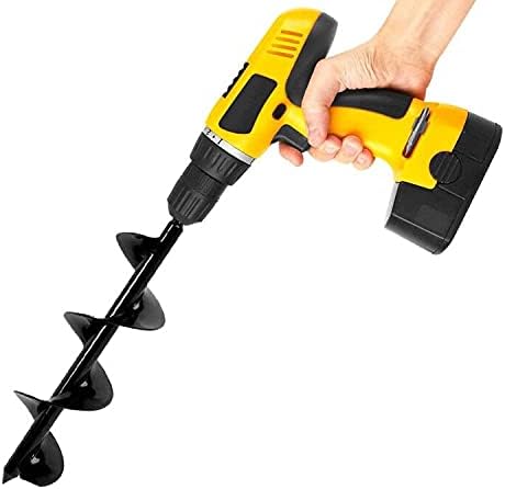 ERYTLLY Bulb Planter, Auger Spiral, Garden Planter Tool 3 x 12 inch,Rapid Umbrella Hole Digger for Planting Bulb Seedlings Bedding Tulips, and Digging Weeds Roots