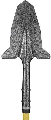 SHFD3 40" Red Garden Spade Shovel - Gardening Shovel with a 9" x 11" Beveled Blade, Steel-Reinforced Fiberglass Long Handle & Cushioned D-Grip - Digging Spade for Planting