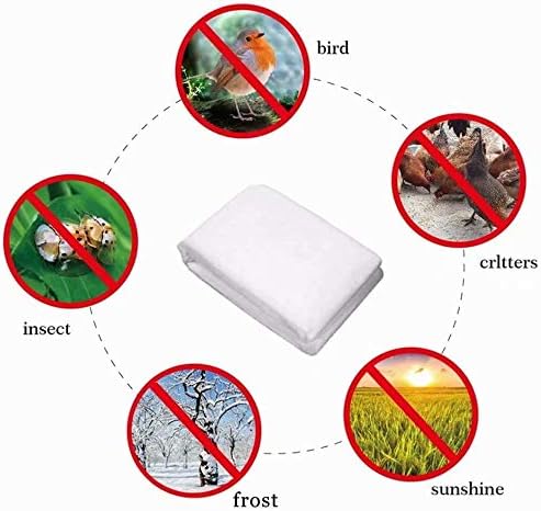 Agfabric Plant Covers Freeze Protection 0.95oz 24''x32'' Frost Cover for Garden Tree Protection Winter Tree Cover for Frost Proctection, 2 Pack