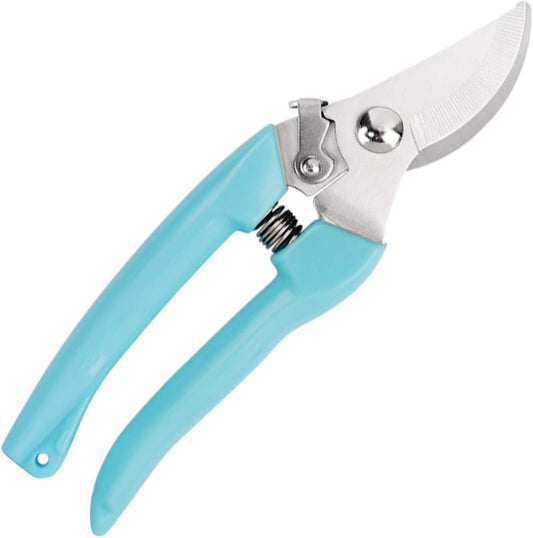 Curve Gardening Scissor with Sharp Stainless Steel Blade Garden Shears for Cutting Flowers Trimming Plants of Yard Florist Flower Rose Herb Hedge Bonsai and Fruits Picking