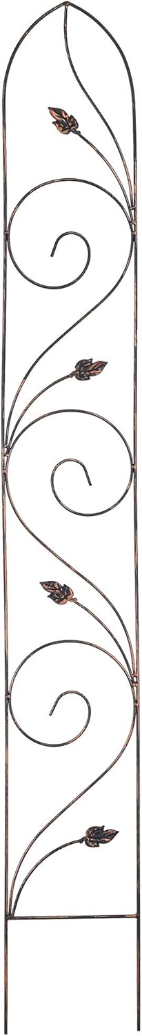 TR06 Autumn Leaf Trellis 6'x10, Black