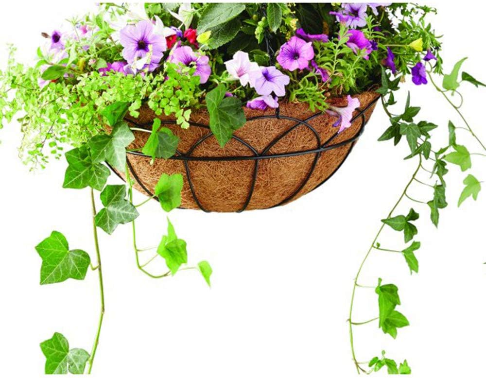 4 PCS 17" Coco Liners for Planters Round Basket Shaped Coconut Fiber Replacement Liners