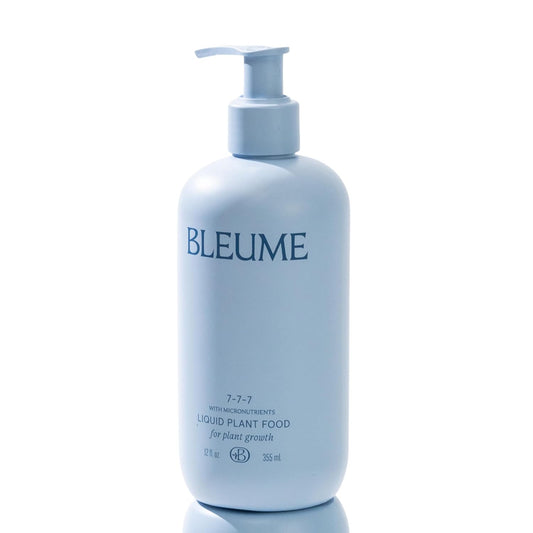 Liquid Plant Food, All-Purpose Houseplant Fertilizer, NPK 7-7-7, with Micronutrients, 4 Pumps per Liter, 12 fl oz, Made in The USA