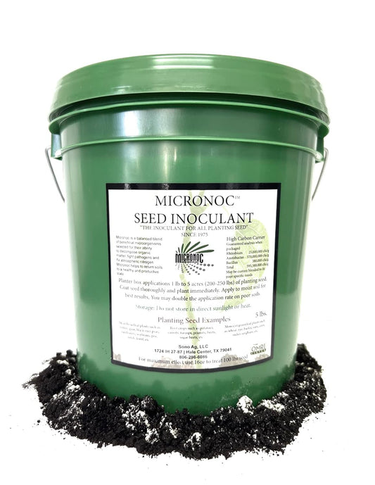 Seed Inoculant - Organic Fertilizer for Soil Health and Strong Germination - Beneficial Microbial Seed Inoculant (5lbs)