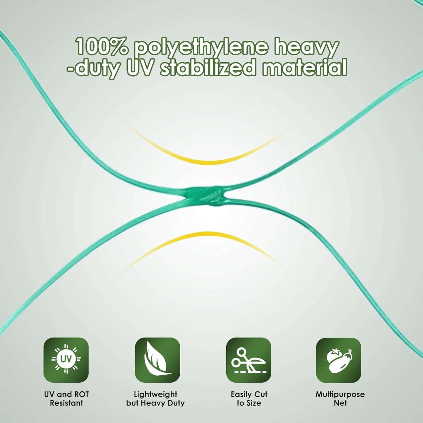Ruolan Bird Netting for Garden Protect Vegetable Plants and Fruit Trees13X82Ft,Plastic Trellis Netting for Birds, Deer,Squirrels and Other Animals