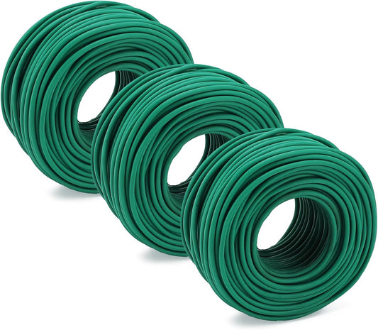 YDSL 88 feet Garden Flexible Wire, 3Pcs Soft Twist Plant Ties for Plant Vines and Office Organization (Diameter - 3MM)
