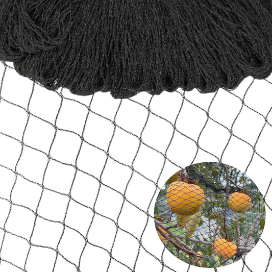 POYEE 25 x 50 FT Bird Netting for Garden Woven Mesh Garden Netting for Plants, Vegetable, Fruit Trees, Blueberry Bushes, Strawberries Against Birds, Deer, Squirrels and Other Animals
