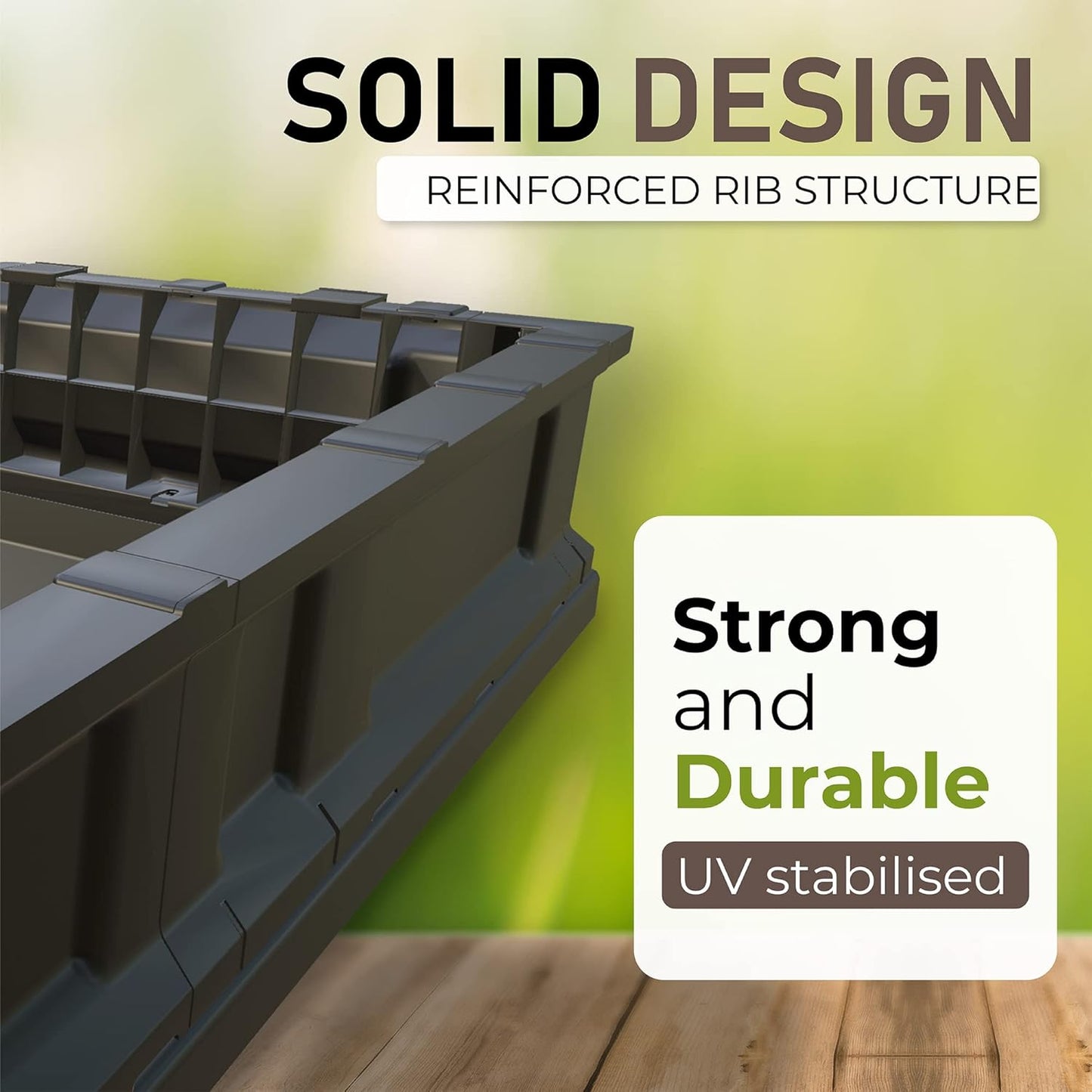 Vegepod - Raised Garden Bed - Self Watering Container Garden Kit with Protective Cover, Easily Elevated to Waist Height, 10 Years Warranty (Small)
