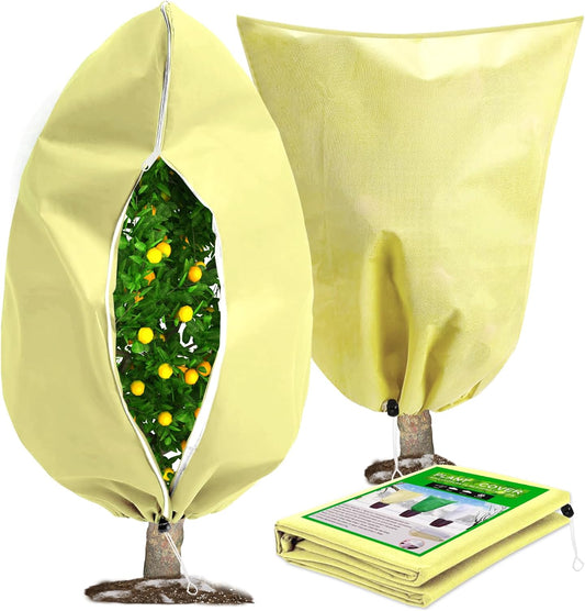 DQS Plant Covers Freeze Protection, 74.8" x90.5" Winter Frost Protection Blankets Frost Cloth,Suitable for Outdoor Winter Frost, Cold Weather, shrubs, Trees, Jackets, and coverings
