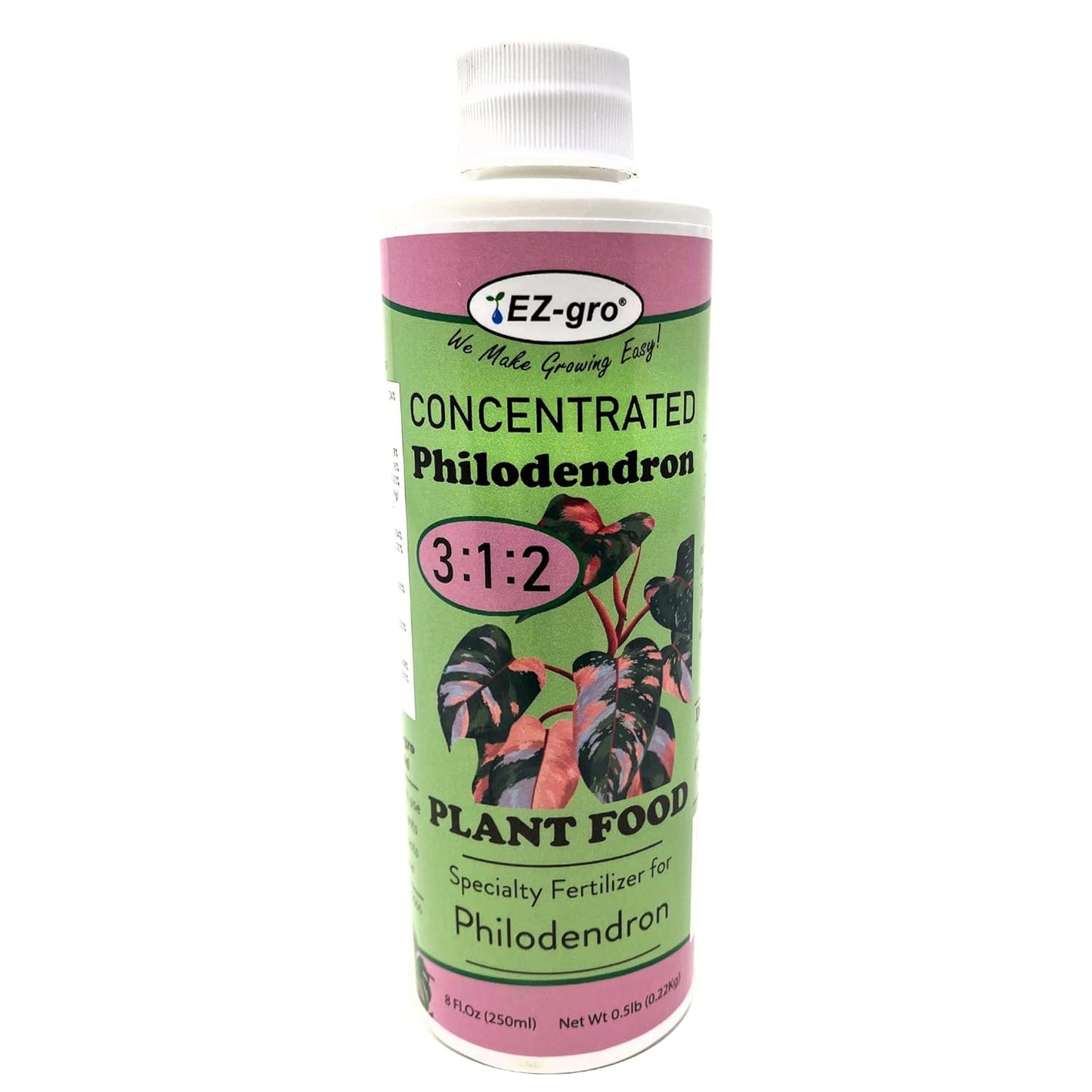 EZ-GRO Liquid Philodendron Fertilizer - Indoor Plant Food with Ratio of 3 1 2 NPK Fertilizer for Philodendron Plant | Premium Indoor Plant Fertilizers for Healthy Growth