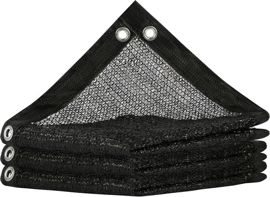 ShadeMart 50% Shade Cloth for Plant, Black 13FT x 20FT Custom Size Outdoor Shade Tarp, Shade Cover with Upgrade Grommets and Zip Ties, Netting Sunblock Net for Vegetables Flower Garden Greenhouse