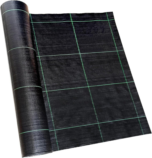 3ft x 250ft Landscape Fabric -Heavy Duty Weed Barrier Fabric for Landscaping, Weed Blocker Cloth,Geotextile Fabric for Garden, Driveway & Ground Cover, Garden Weed Mats,Grid Design