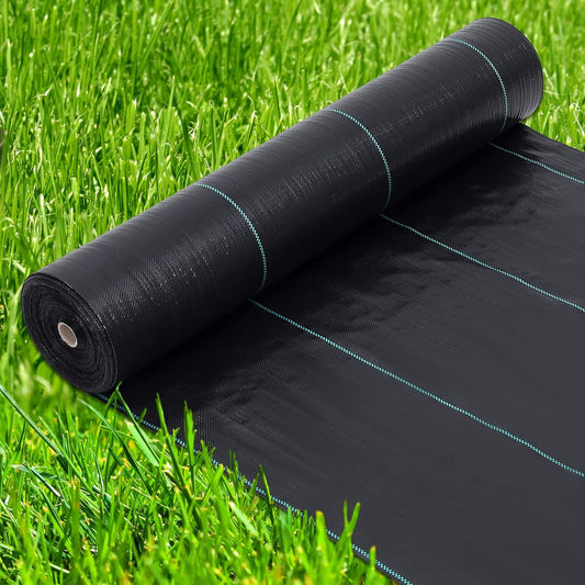 4ft x 250ft Weed Barrier Landscape Fabric Heavy Duty, Premium 5 Oz Ground Cover Weed Block Gardening Mat, Easy Setup & Superior Weed Control, for Erosion Control, Weed Barrier