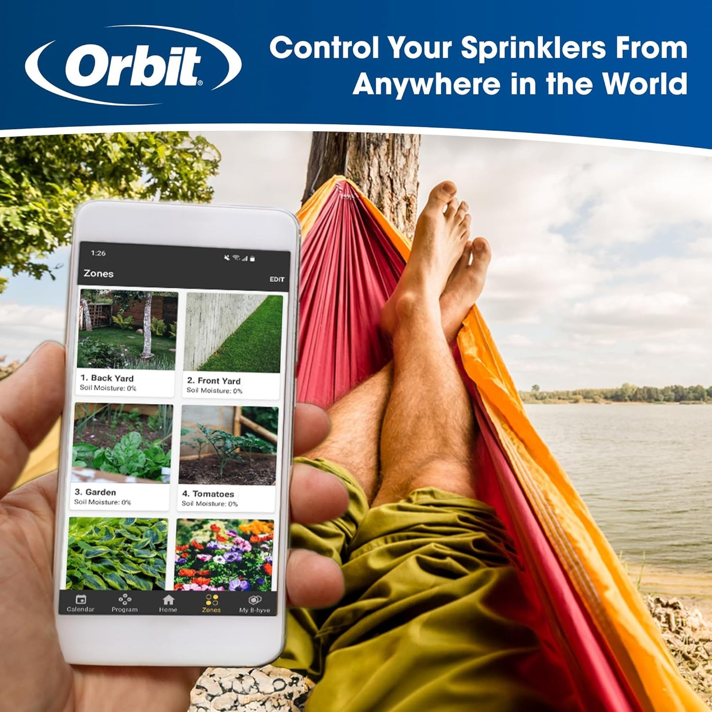 Orbit 57985 B-hyve XR 8-Zone Smart Indoor/Outdoor Sprinkler Controller (Pack of 2)