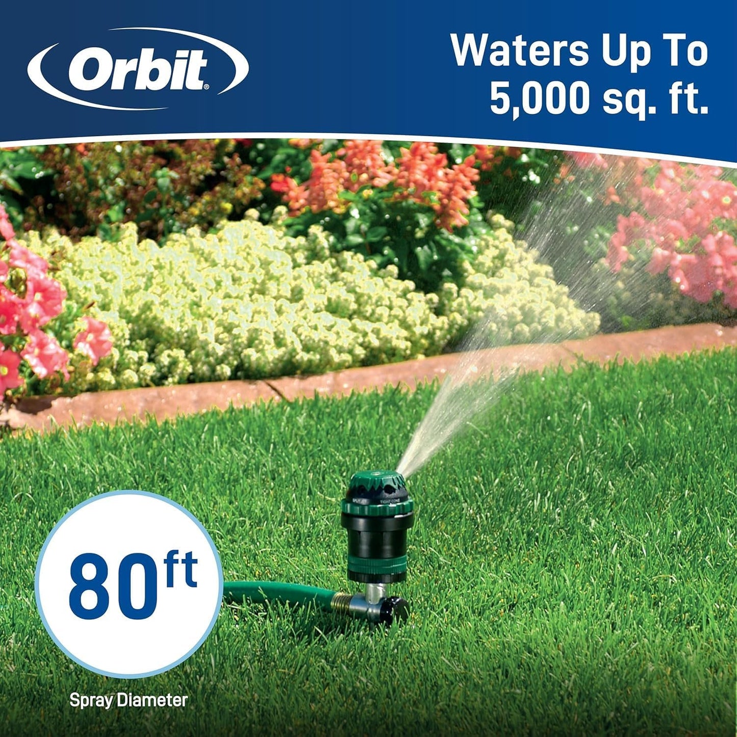 4-Pack Orbit 58573N H2O-6 Gear Drive Sprinkler