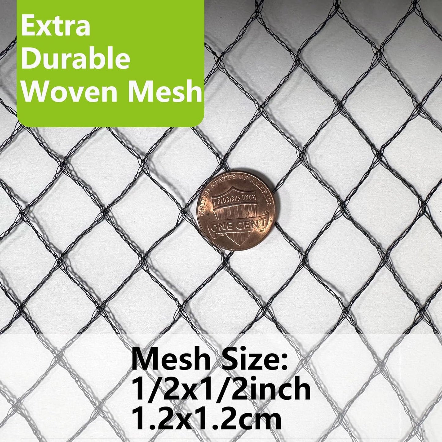 POYEE 20 x 30 FT Bird Netting for Garden Woven Mesh Garden Netting for Plants, Vegetable, Fruit Trees, Blueberry Bushes, Strawberries Against Birds, Deer, Squirrels and Other Animals