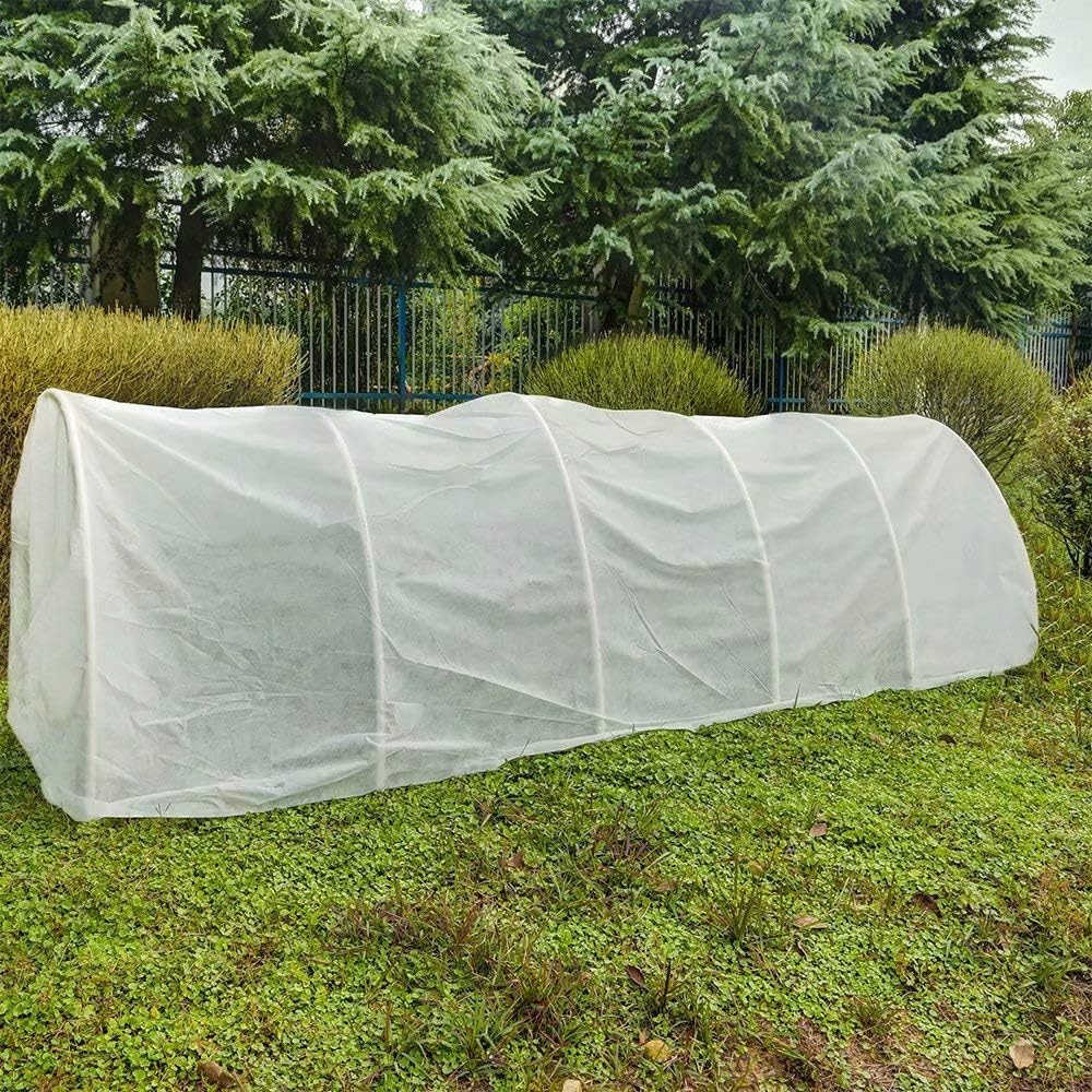Agfabric Plant Covers Freeze Protection Row Cover 0.55oz 7'x100' Frost Blanket for Winter Protection Plant Covers Feeeze Protection,White