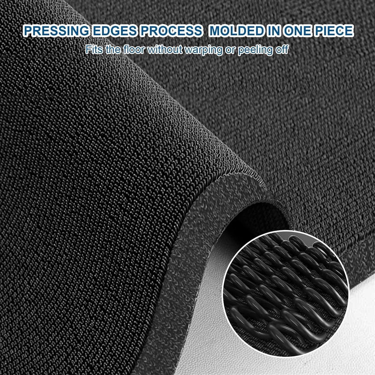 Custom Commercial Grade Floor Mat Doormat Entryway Area Rug Welcome Carpet for Business Home Indoor/Outdoor Non Slip Washable Durable