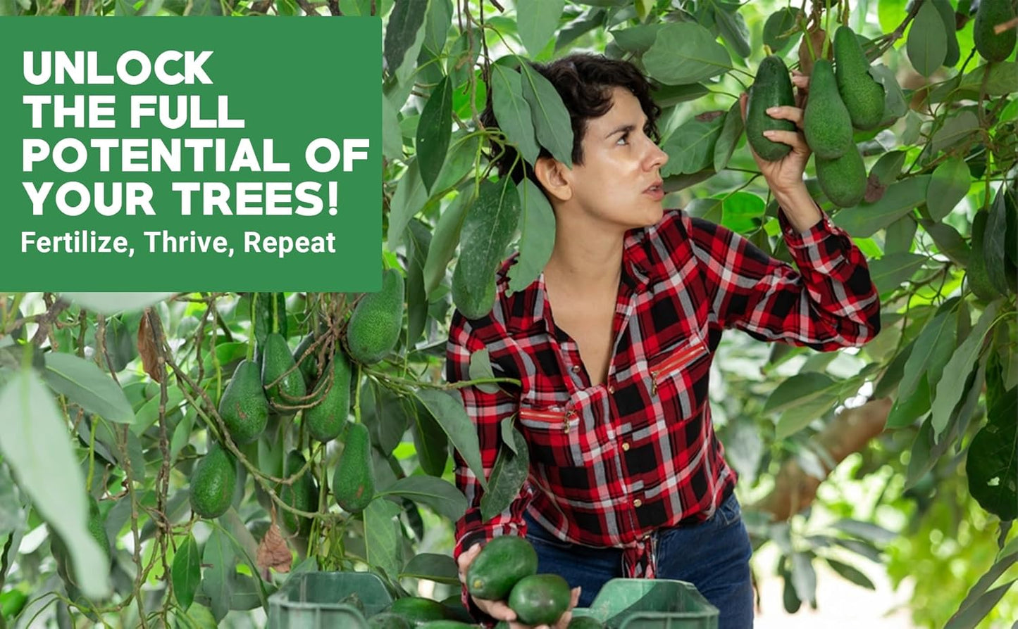 6-4-6 Avocado and Citrus Tree Professional Fertilizer Plant Food for Outdoor/Indoor Gardening; Quick-Release Nitrogen Fertilizer; Orange, Lime, Avocado and Lemon Tree Fertilizer (10 QUARTS)