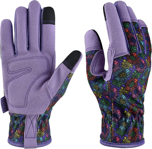 Gardening Gloves for Women and Men,Garden Gloves with Touch Screen, Thorn Proof Puncture Resistant Working Gloves, Gardening Gifts for Women, Size Small